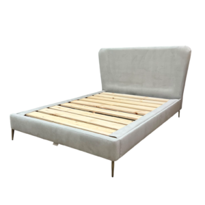 Plush Silver Bedstead